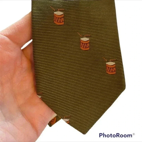 Saks Fifth Avenue Mens Vintage Silk Tie - Picture 3 of 5